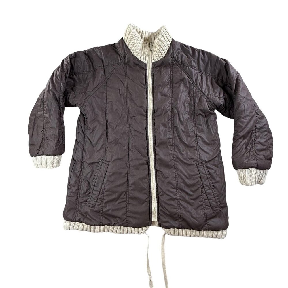 Vintage International Jacket Mens Small Reversible Deer Knit Lined 80s - Picture 3 of 16